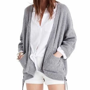 Madewell Side Lace Cardigan Size Large G